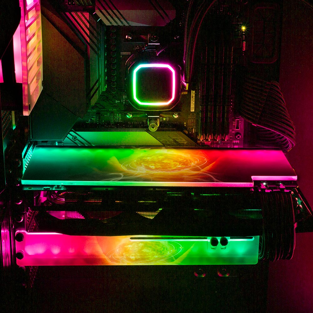 Solar RGB GPU Backplate - Ismaeel Shaikh - V1Tech