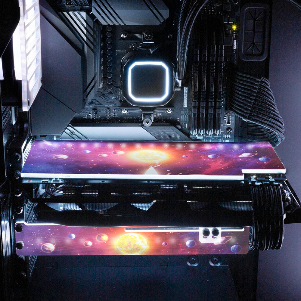 Solar System RGB GPU Backplate - Ismaeel Shaikh - V1Tech