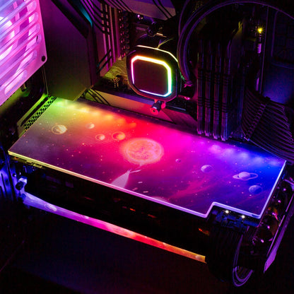 Solar System RGB GPU Backplate - Ismaeel Shaikh - V1Tech