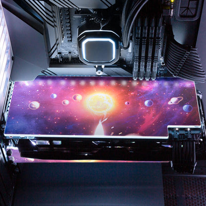 Solar System RGB GPU Backplate - Ismaeel Shaikh - V1Tech