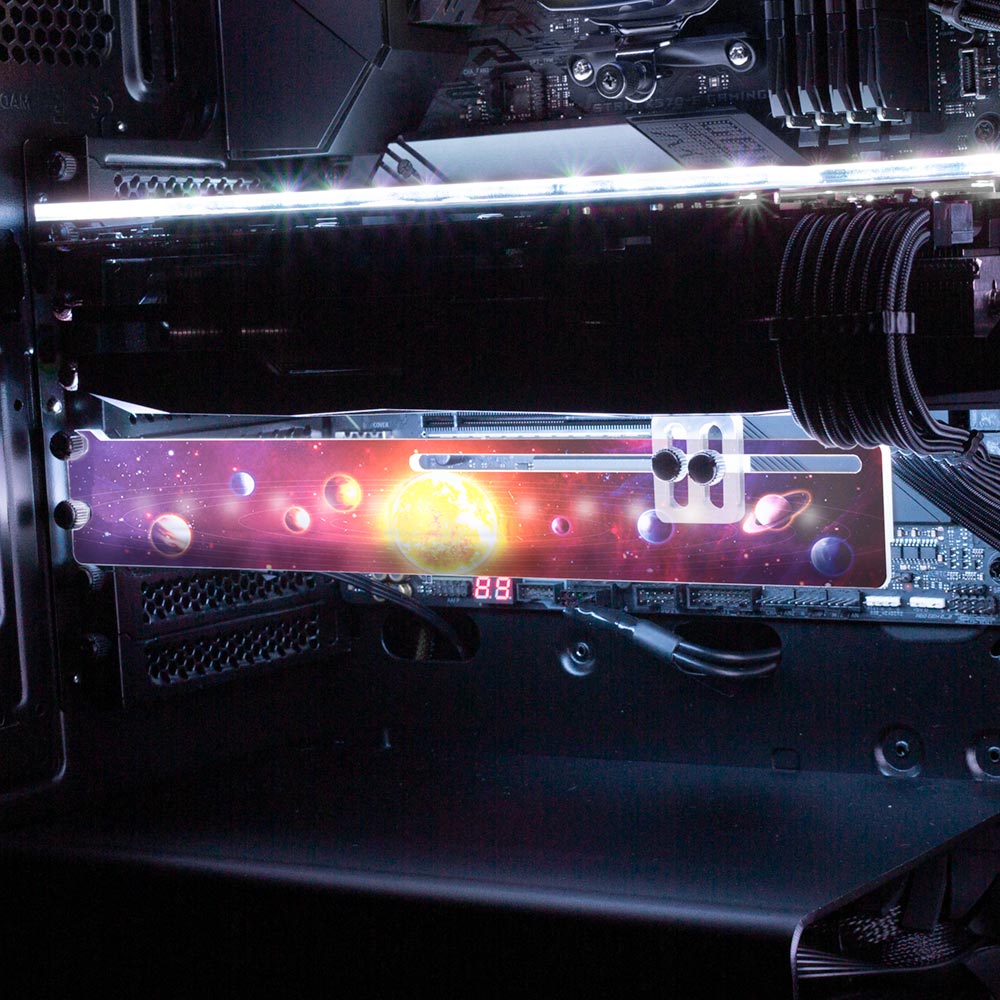 Solar System RGB GPU Support Bracket - Ismaeel Shaikh - V1Tech