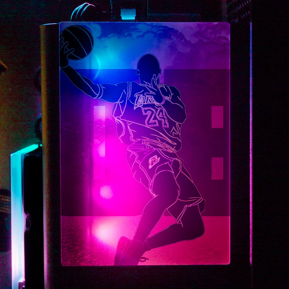 Soul of Black Mamba RGB SSD Cover Vertical - Donnie Art - V1Tech