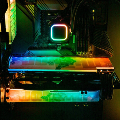 Soul of the Airness RGB GPU Backplate - Donnie Art - V1Tech