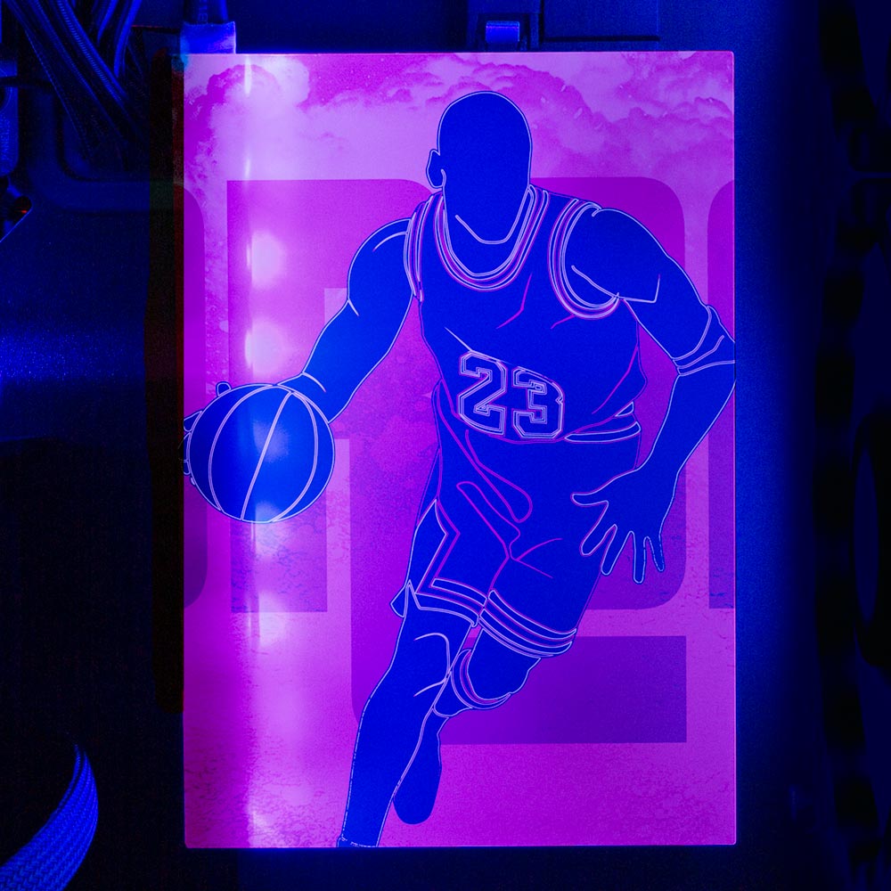 Soul of the Airness RGB HDD Cover Vertical - Donnie Art - V1Tech