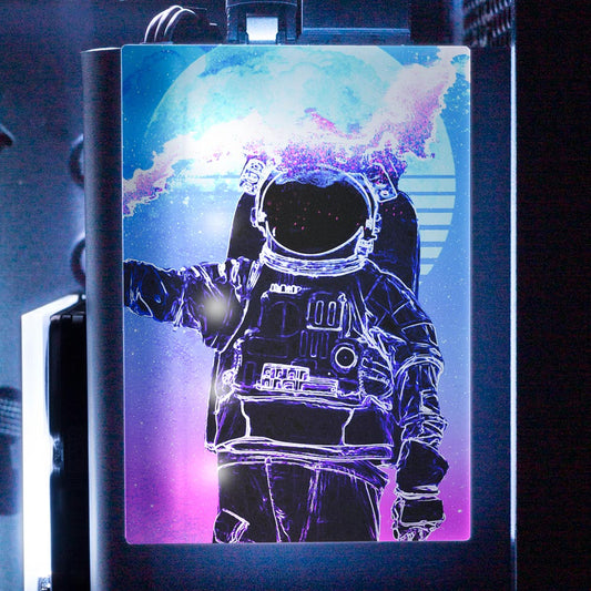 Soul of the Astronaut RGB SSD Cover Vertical - Donnie Art - V1Tech