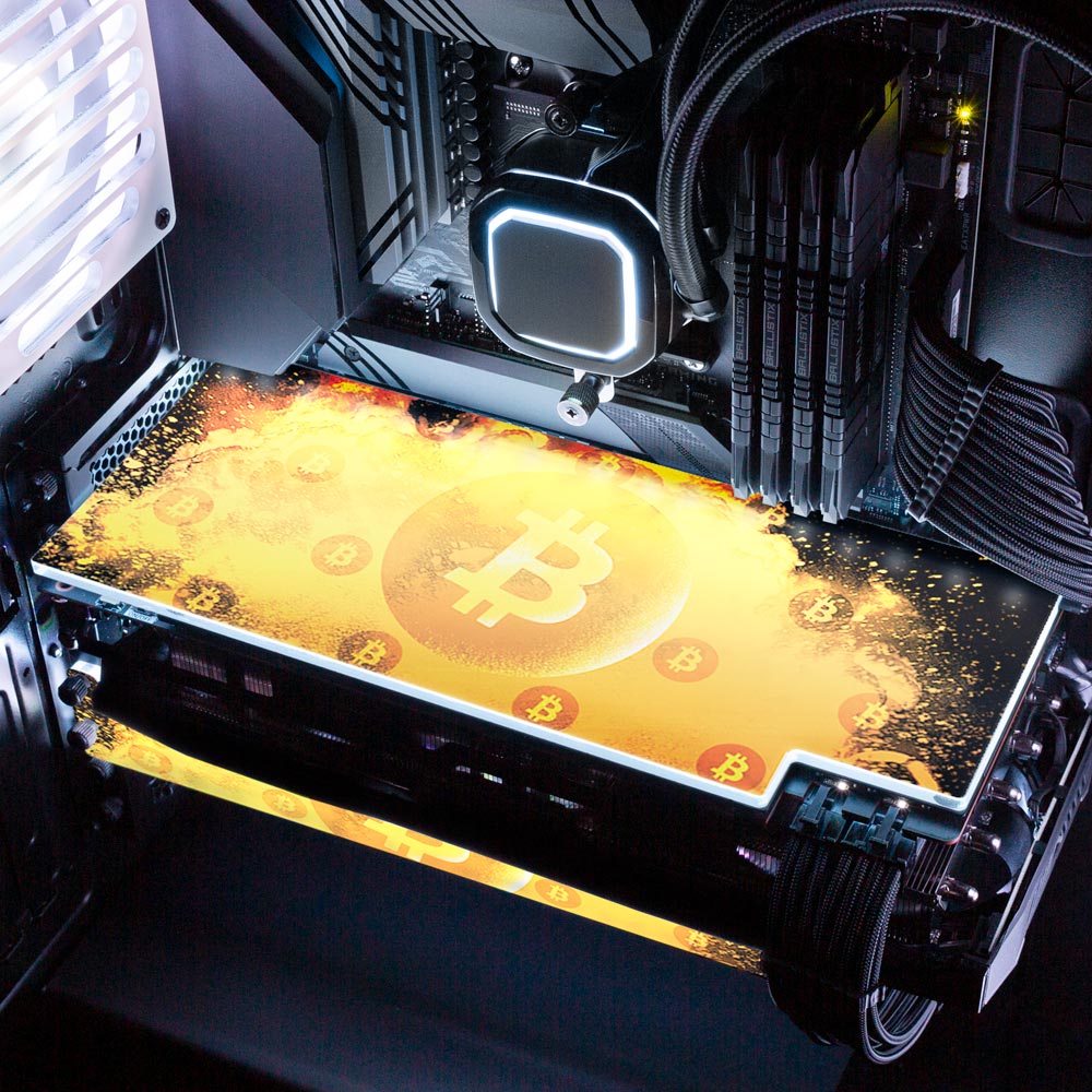 Soul of the Bitcoin 2 RGB GPU Backplate - Donnie Art - V1Tech