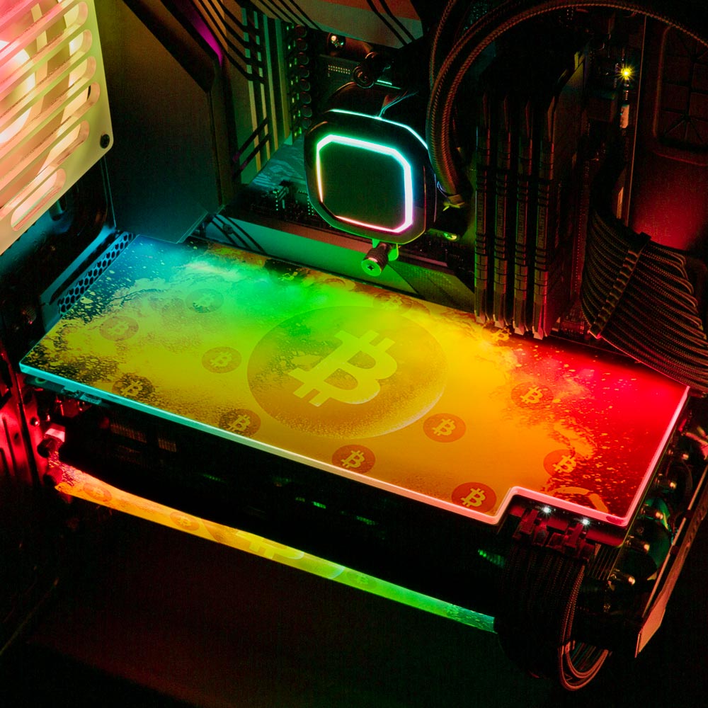 Soul of the Bitcoin 2 RGB GPU Backplate - Donnie Art - V1Tech