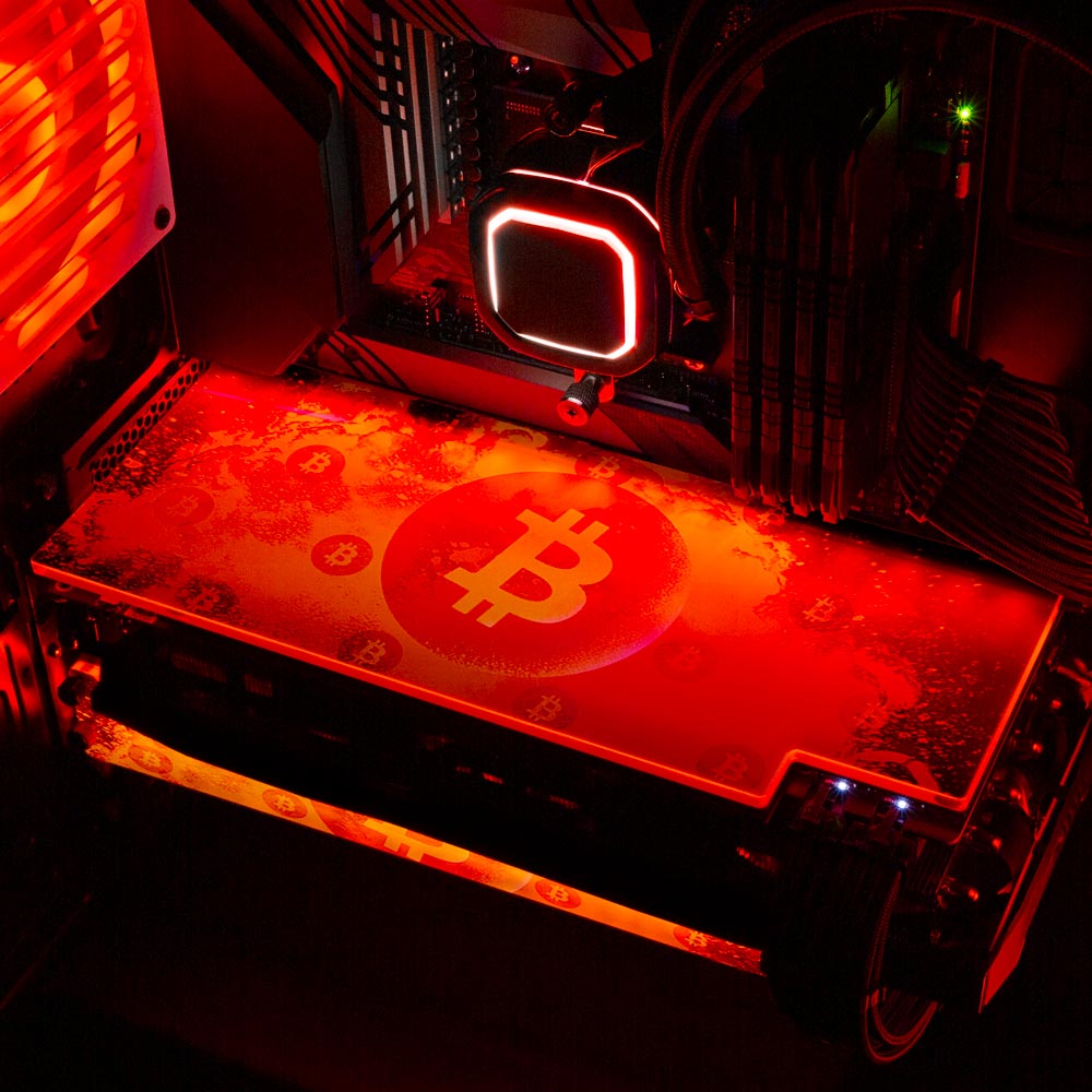 Soul of the Bitcoin 2 RGB GPU Backplate - Donnie Art - V1Tech