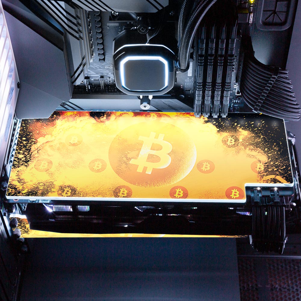 Soul of the Bitcoin 2 RGB GPU Backplate - Donnie Art - V1Tech