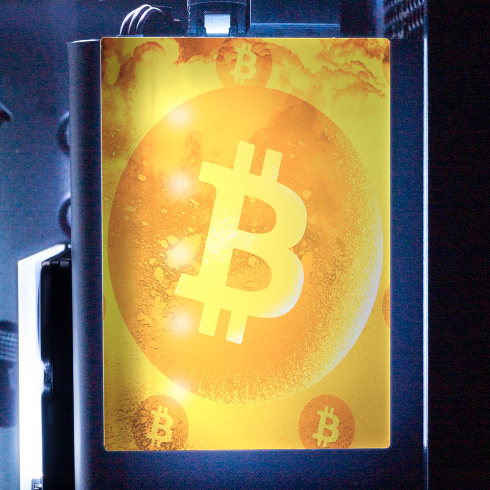 Soul of the Bitcoin 2 RGB SSD Cover Vertical - Donnie Art - V1Tech