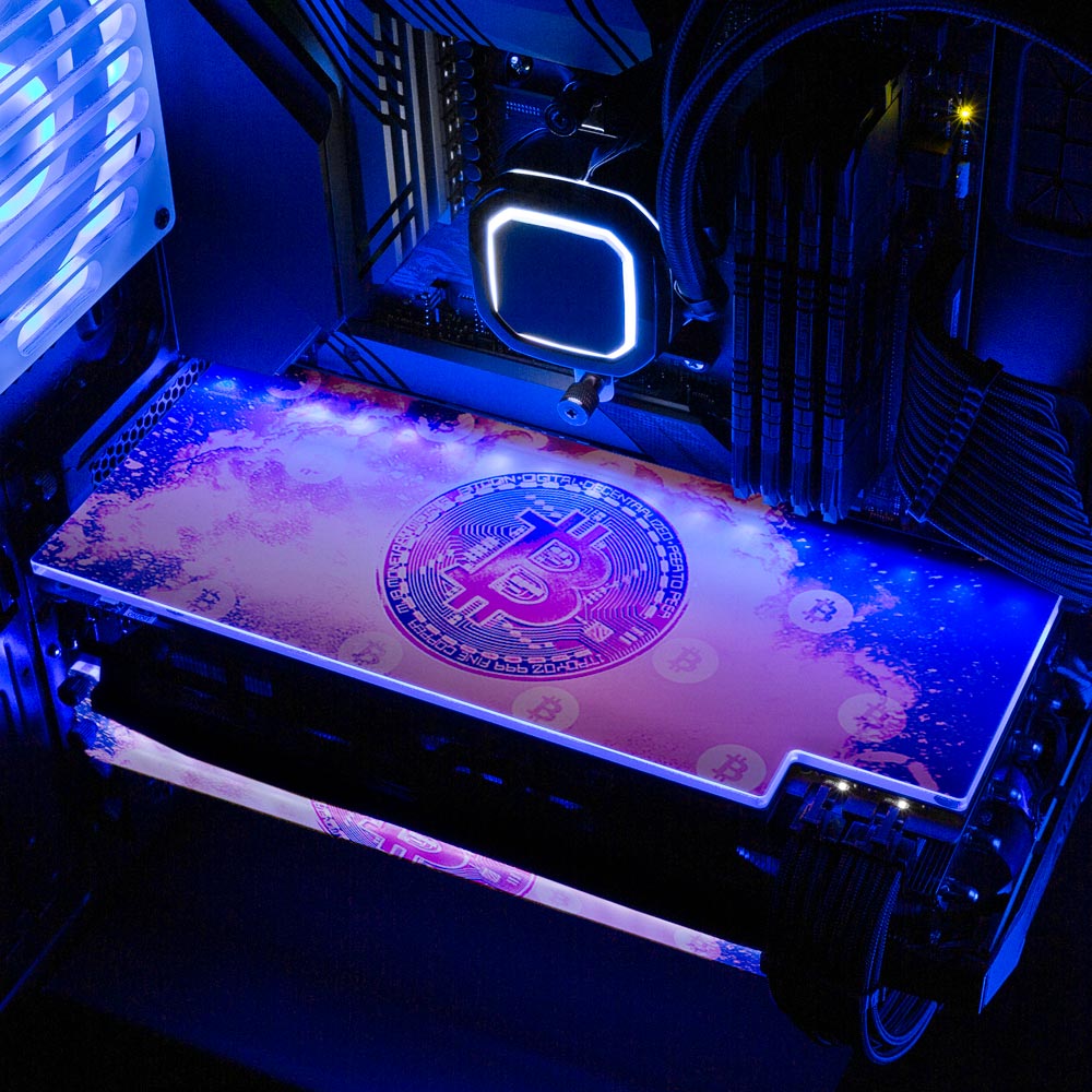 Soul of the Bitcoin RGB GPU Backplate - Donnie Art - V1Tech