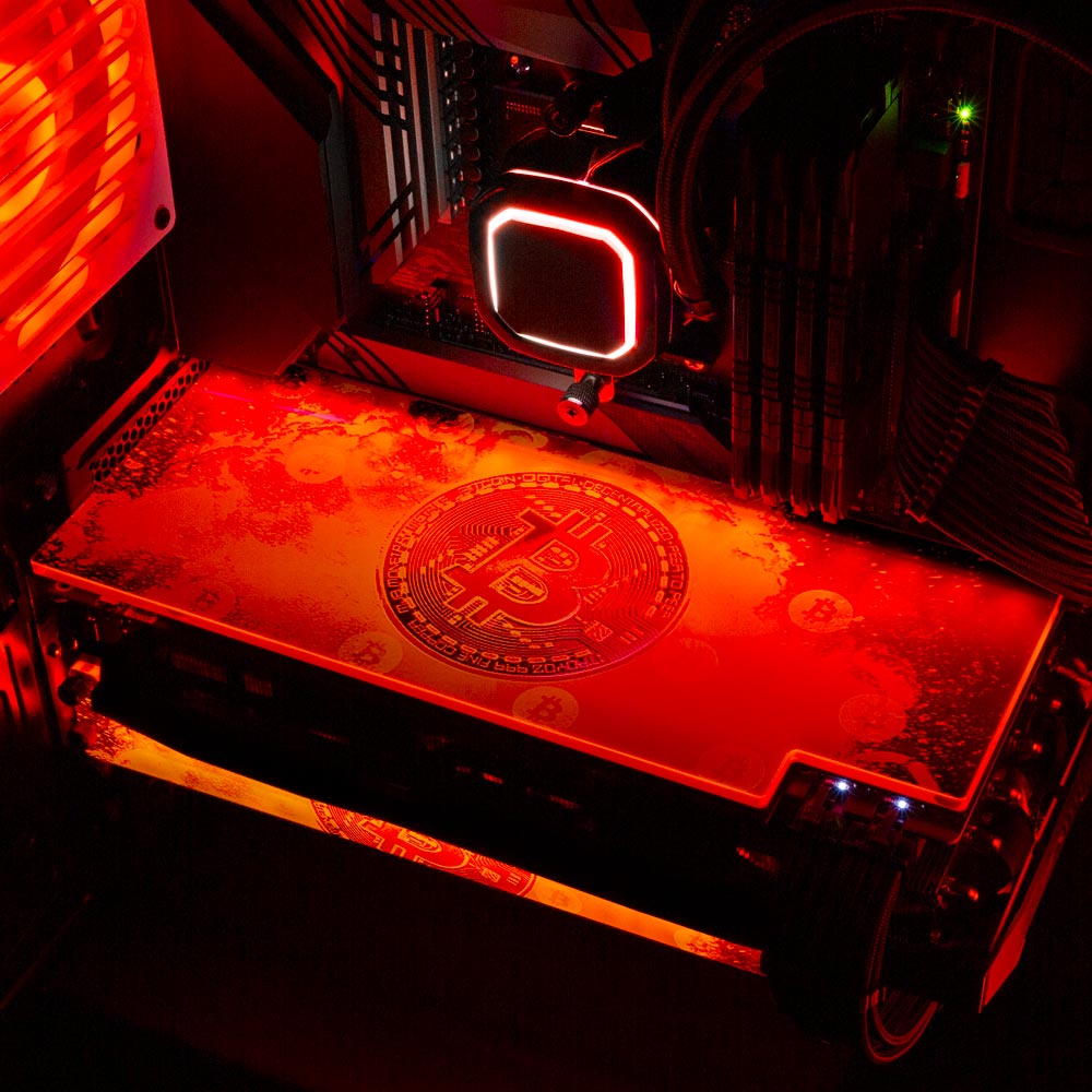 Soul of the Bitcoin RGB GPU Backplate - Donnie Art - V1Tech