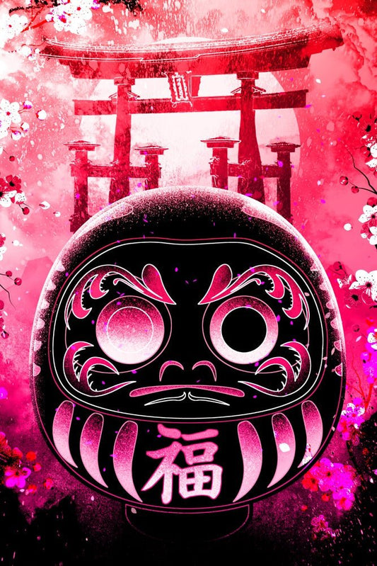 Soul of the Daruma Plexi Glass Wall Art - Donnie Art - V1Tech