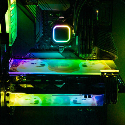 Soul of the Dog RGB GPU Backplate - Donnie Art - V1Tech