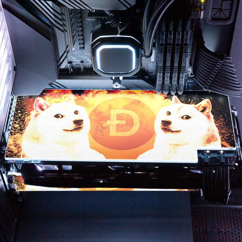 Soul of the Dog RGB GPU Backplate - Donnie Art - V1Tech