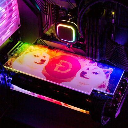 Soul of the Dog RGB GPU Backplate - Donnie Art - V1Tech