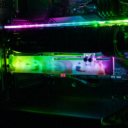 Soul of the Dog RGB GPU Support Bracket - Donnie Art - V1Tech