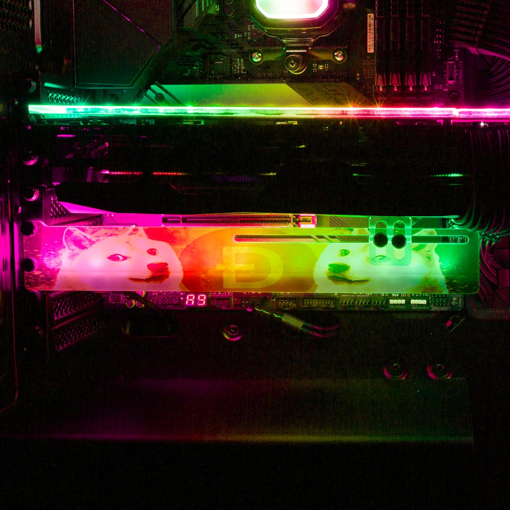 Soul of the Dog RGB GPU Support Bracket - Donnie Art - V1Tech