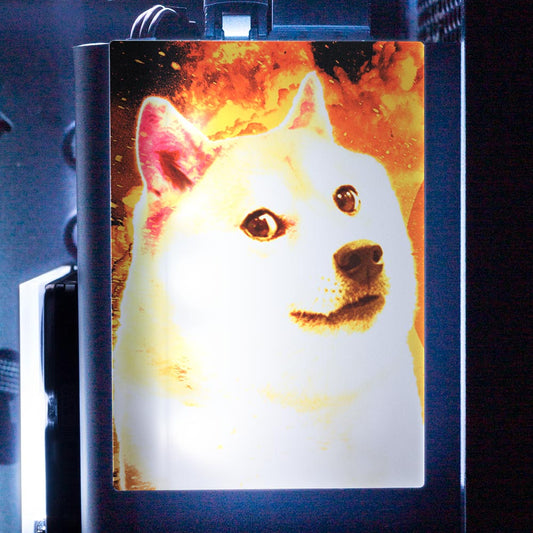 Soul of the Dog RGB SSD Cover Vertical - Donnie Art - V1Tech