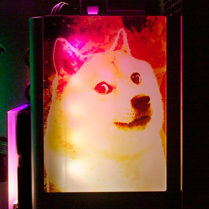 Soul of the Dog RGB SSD Cover Vertical - Donnie Art - V1Tech