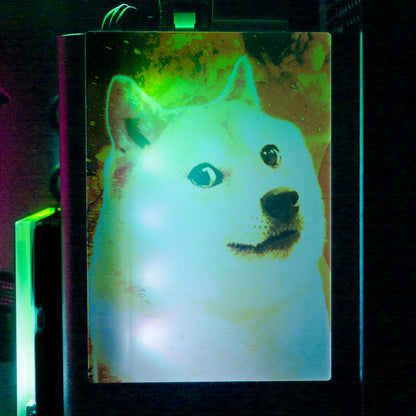 Soul of the Dog RGB SSD Cover Vertical - Donnie Art - V1Tech