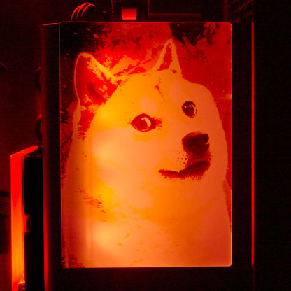 Soul of the Dog RGB SSD Cover Vertical - Donnie Art - V1Tech