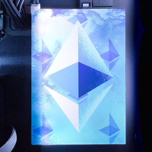 Soul of the Ethereum RGB HDD Cover Vertical - Donnie Art - V1Tech