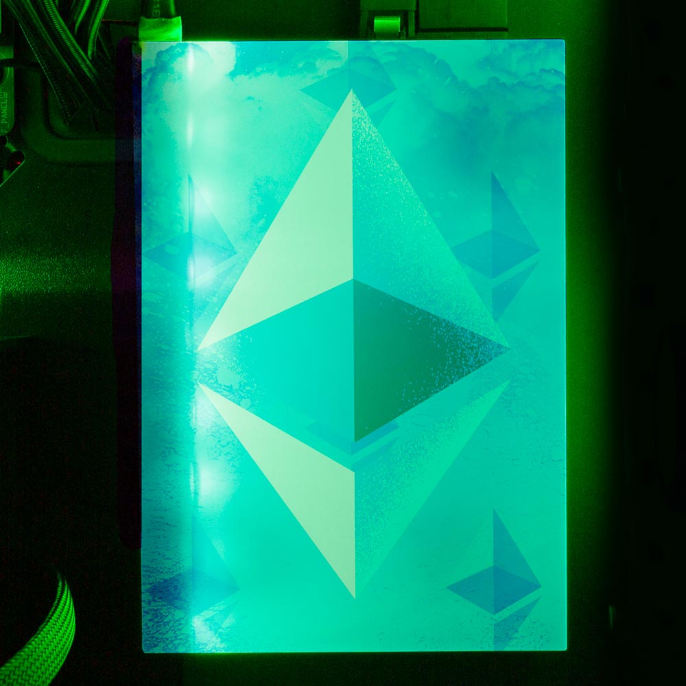 Soul of the Ethereum RGB HDD Cover Vertical - Donnie Art - V1Tech