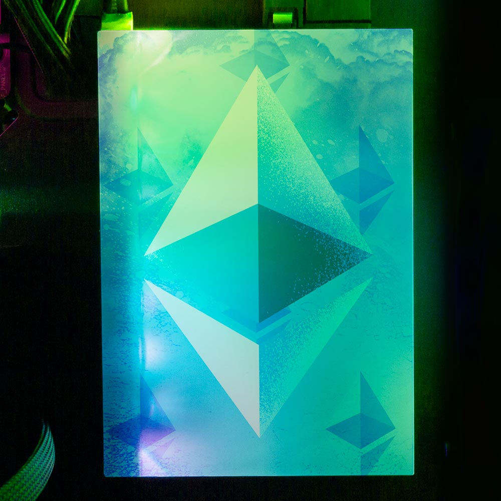 Soul of the Ethereum RGB HDD Cover Vertical - Donnie Art - V1Tech