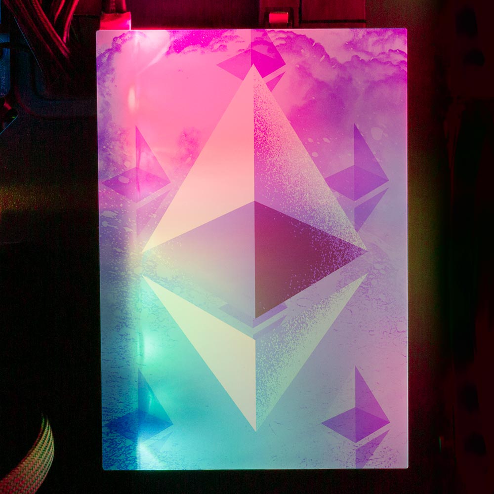 Soul of the Ethereum RGB HDD Cover Vertical - Donnie Art - V1Tech