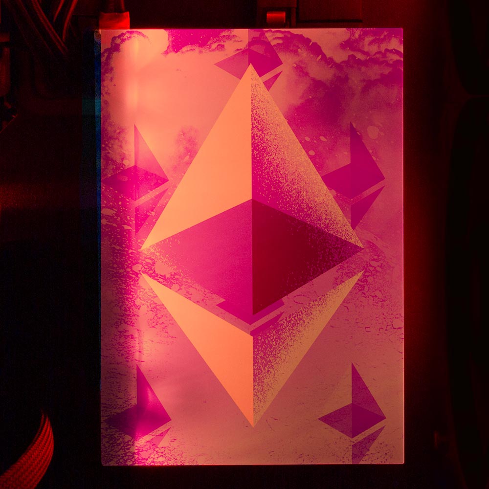 Soul of the Ethereum RGB HDD Cover Vertical - Donnie Art - V1Tech