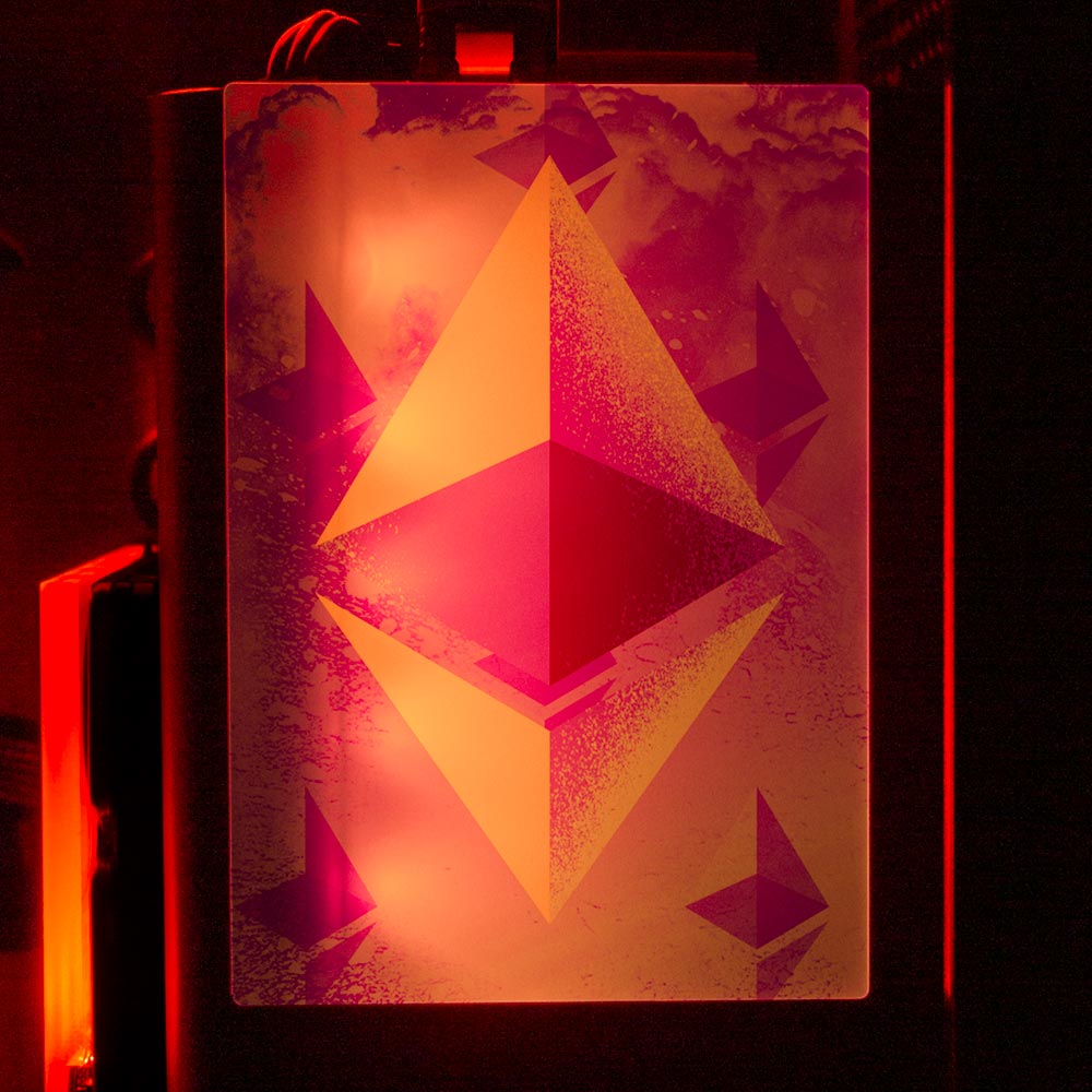 Soul of the Ethereum RGB SSD Cover Vertical - Donnie Art - V1Tech