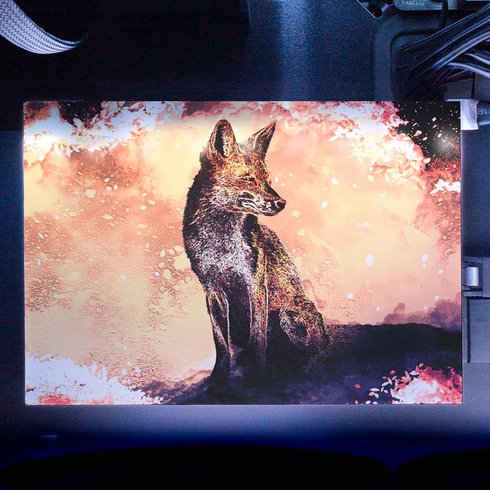 Soul of the Fox RGB HDD Cover Horizontal - Donnie Art - V1Tech