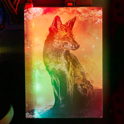 Soul of the Fox RGB HDD Cover Vertical - Donnie Art - V1Tech