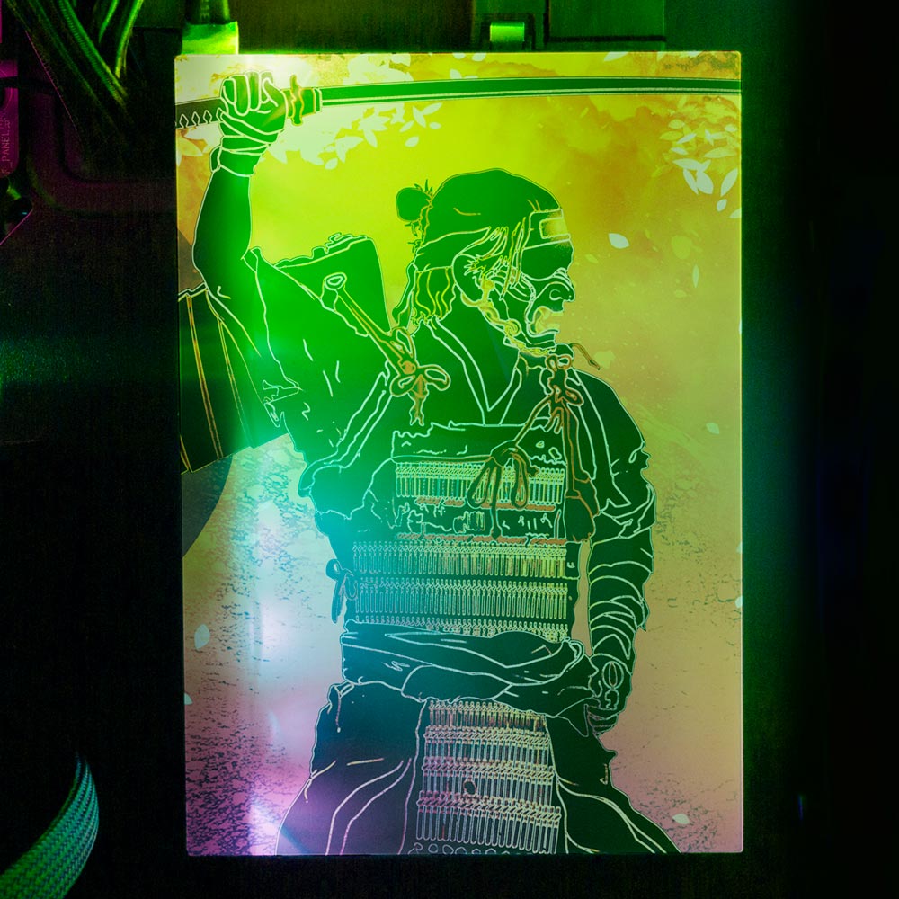 Soul of the Ghost RGB HDD Cover Vertical - Donnie Art - V1Tech