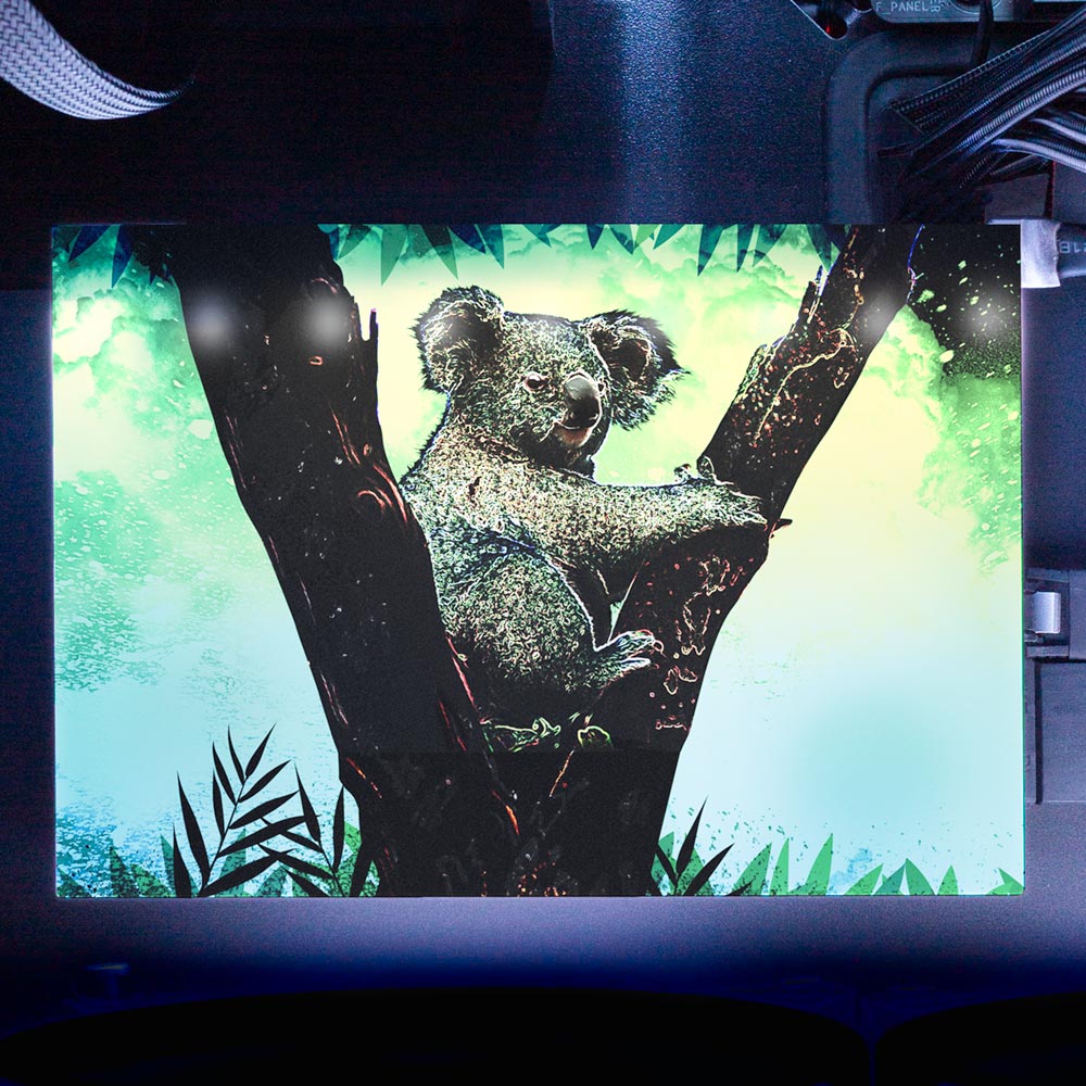 Soul of the Koala RGB HDD Cover Horizontal - Donnie Art - V1Tech