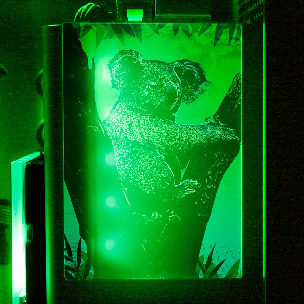 Soul of the Koala RGB SSD Cover Vertical - Donnie Art - V1Tech