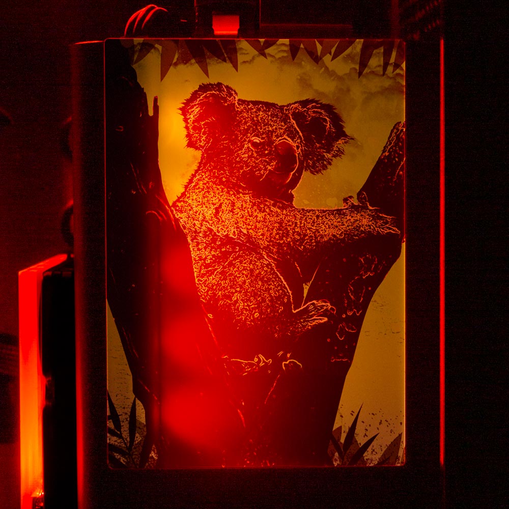 Soul of the Koala RGB SSD Cover Vertical - Donnie Art - V1Tech