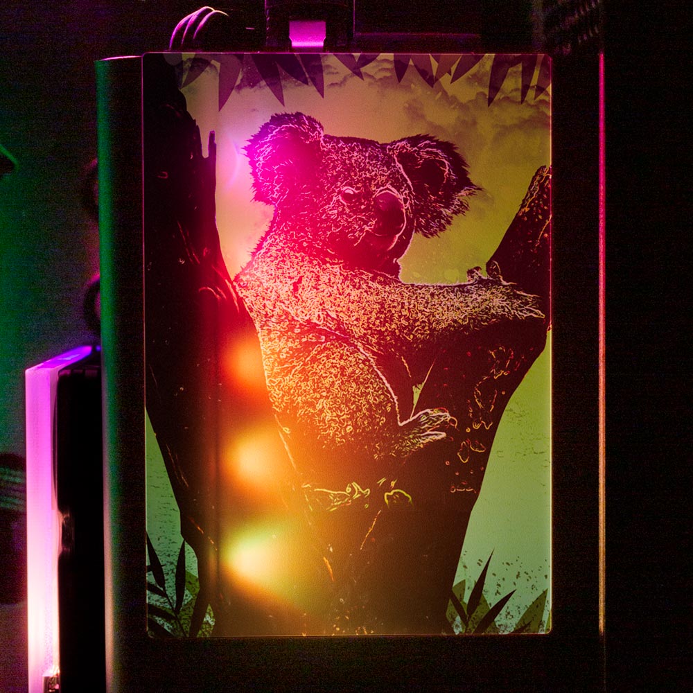 Soul of the Koala RGB SSD Cover Vertical - Donnie Art - V1Tech