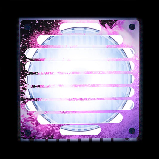 Soul of the Magenta Flow Fan Grill (120mm and 140mm) - Donnie Art - V1Tech