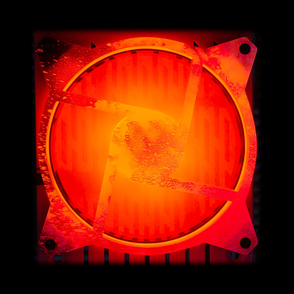 Soul of the Magenta Windmill Fan Grill (120mm and 140mm) - Donnie Art - V1Tech