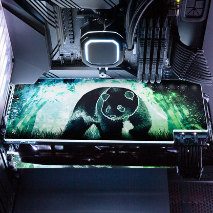 Soul of the Panda RGB GPU Backplate - Donnie Art - V1Tech