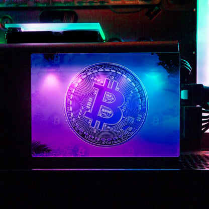 Soul of the Retro Bitcoin RGB SSD Cover Horizontal - Donnie Art - V1Tech