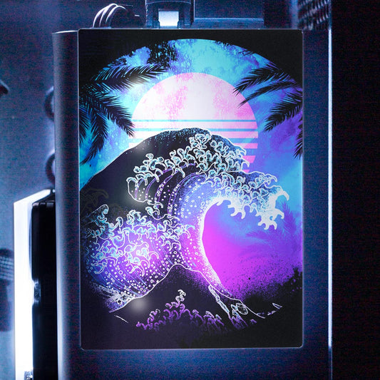 Soul of the Retrowave 2 RGB SSD Cover Vertical - Donnie Art - V1Tech