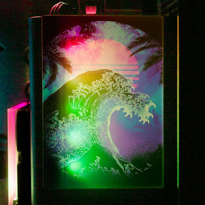 Soul of the Retrowave 2 RGB SSD Cover Vertical - Donnie Art - V1Tech