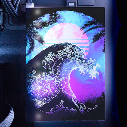 Soul of the Retrowave 2 RGB SSD Cover Vertical - Donnie Art - V1Tech