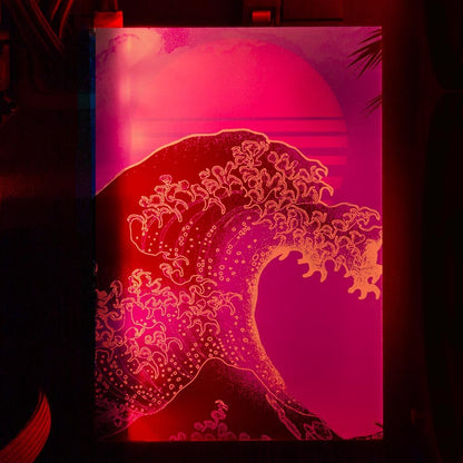 Soul of the Retrowave RGB HDD Cover Vertical - Donnie Art - V1Tech