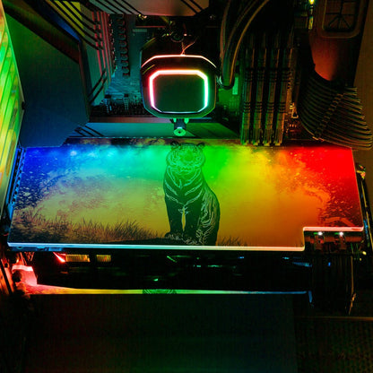 Soul of the Tiger RGB GPU Backplate - Donnie Art - V1Tech