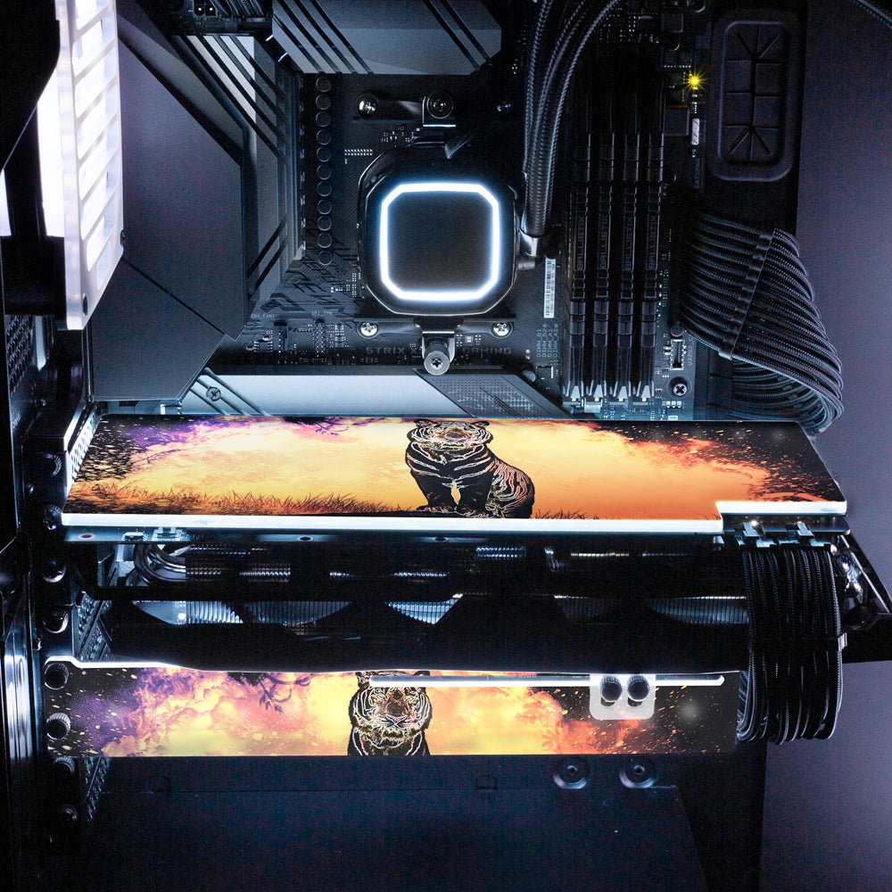 Soul of the Tiger RGB GPU Backplate - Donnie Art - V1Tech