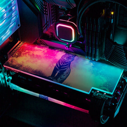 Soul of the Tiger RGB GPU Backplate - Donnie Art - V1Tech